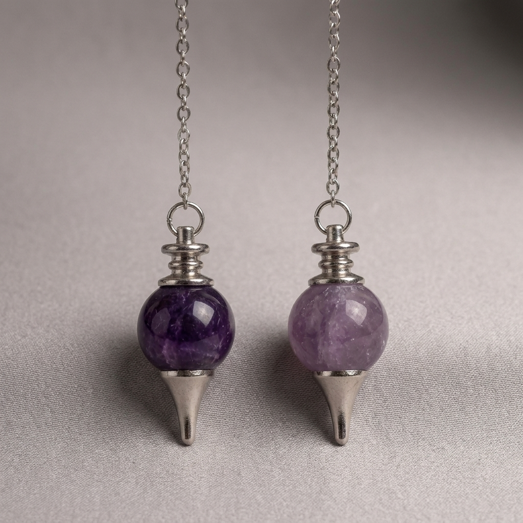 Pendule en Améthyste La Boutique du Dragon