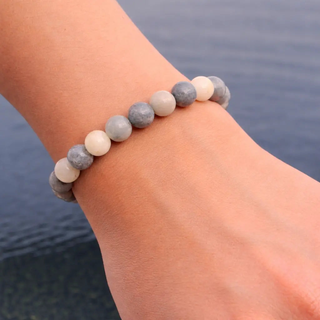 Bracelet Agate Plume La Boutique du Dragon