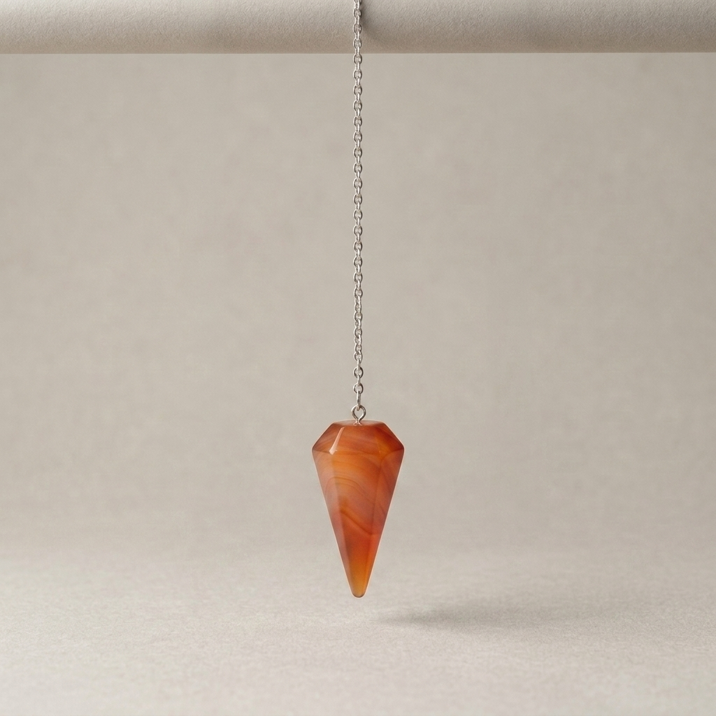 Pendule en Cornaline La Boutique du Dragon