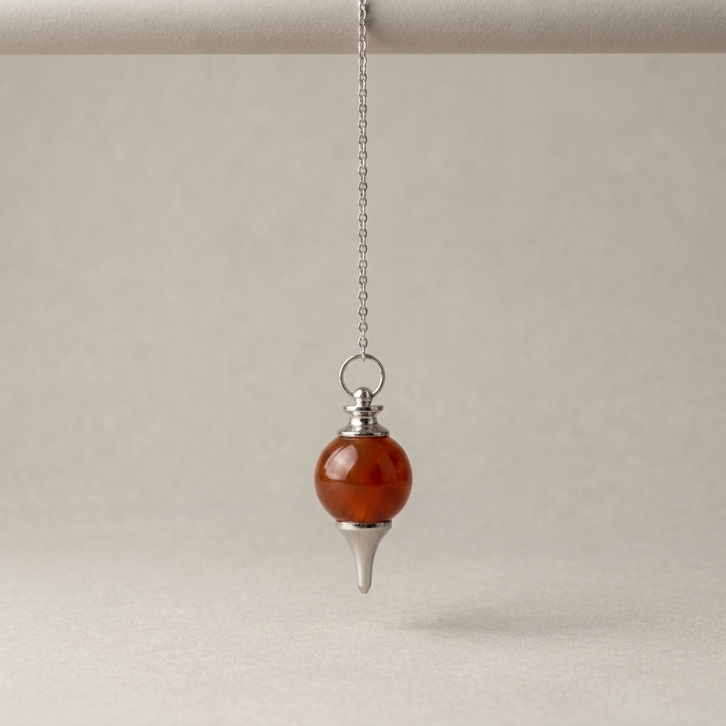 Pendule en Cornaline La Boutique du Dragon