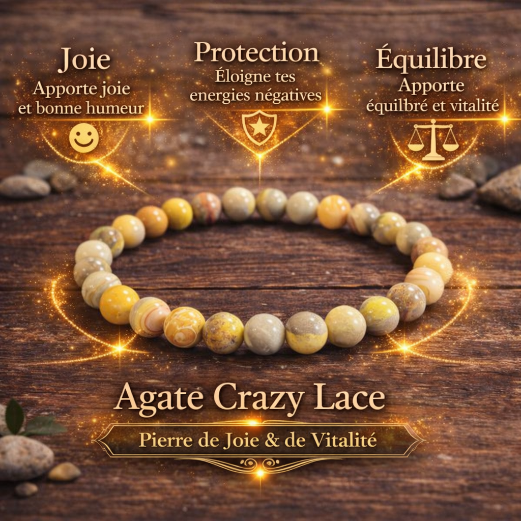 Bracelet Agate Crazy Lace