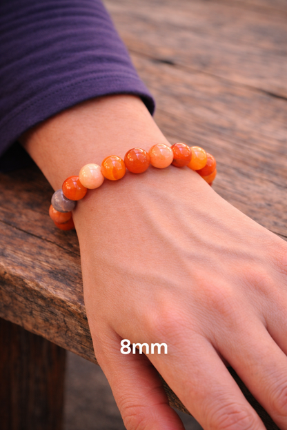 Bracelet Agate de Feu