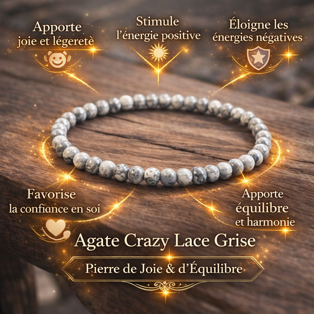 Bracelet Agate Crazy Lace