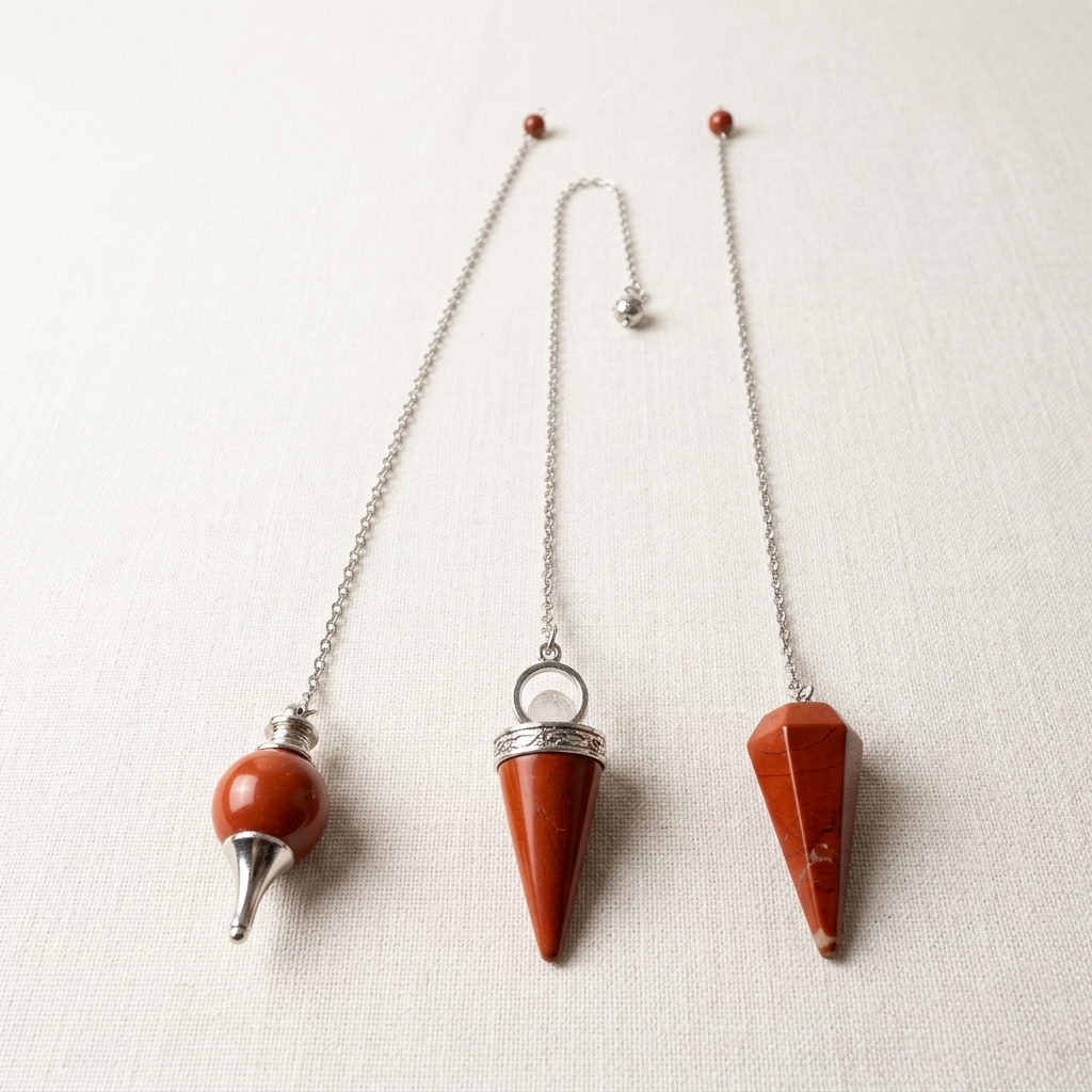 Pendule en Jaspe Rouge La Boutique du Dragon