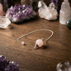 Pendule en Quartz Rose La Boutique du Dragon
