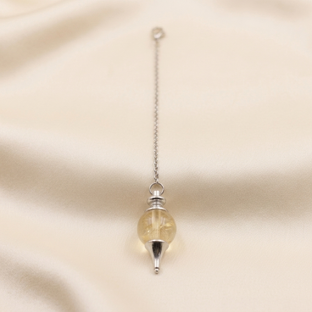 Pendule en Citrine Chauffée La Boutique du Dragon