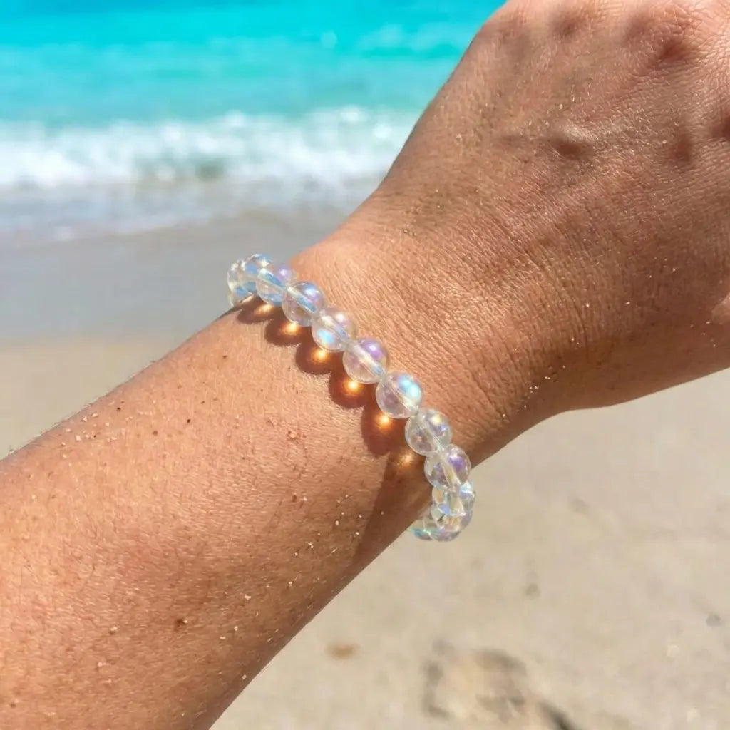 Bracelet en Aqua Aura La Boutique du Dragon