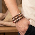 Bracelet en Bois Fossile La Boutique du Dragon