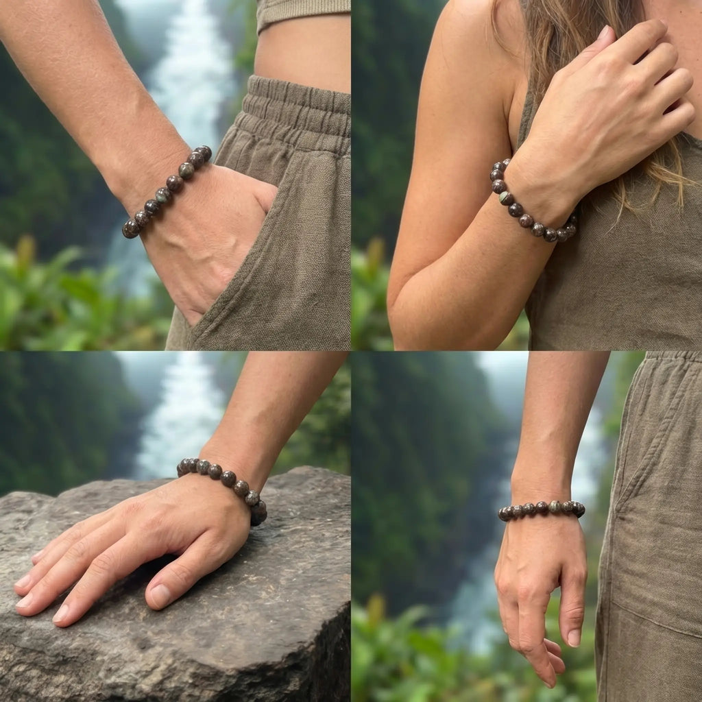 Bracelet en Biotite Mica La Boutique du Dragon