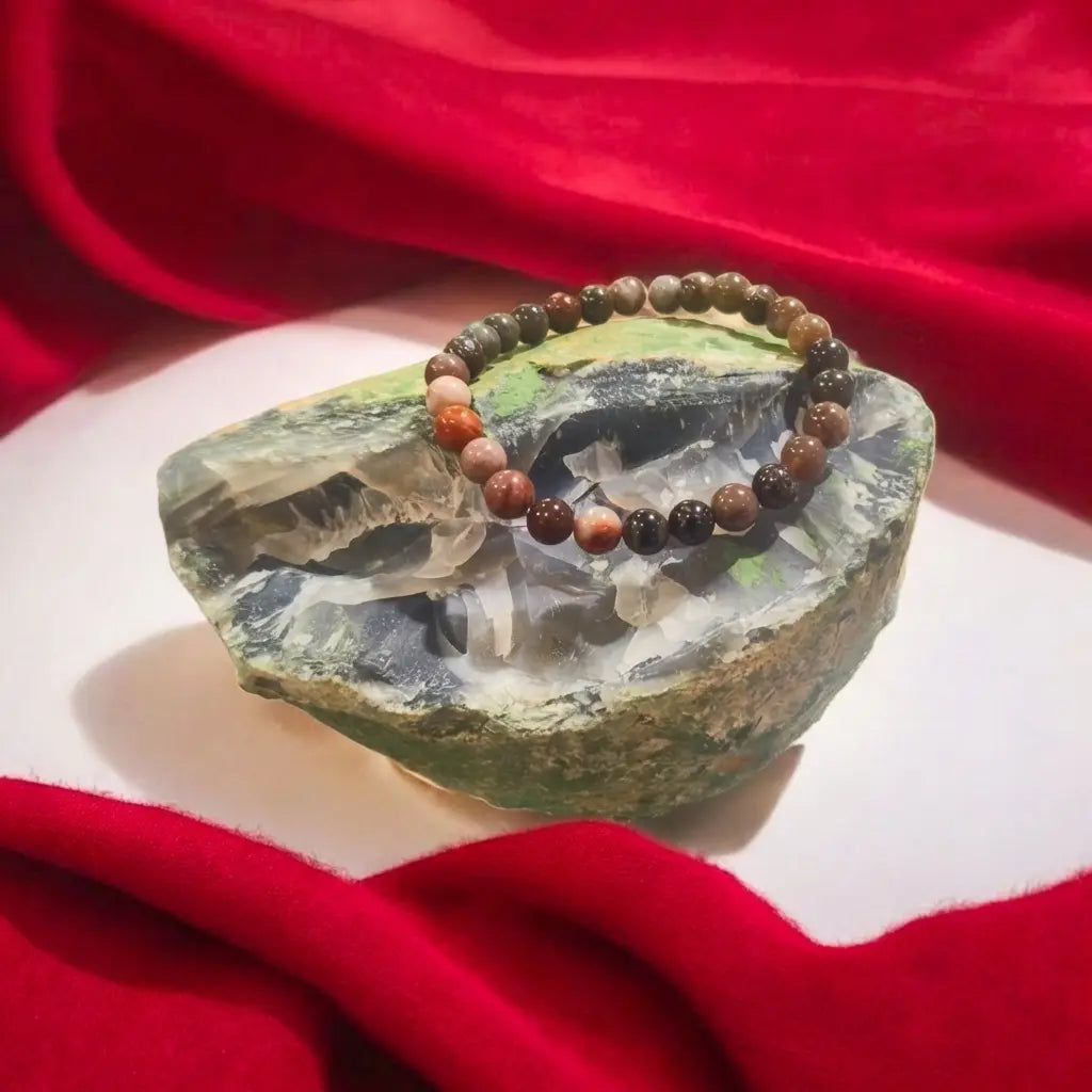 Bracelet en Bois Fossile La Boutique du Dragon