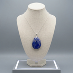 Pendentif en Lapis-Lazuli – Chaîne en Argent 925 La Boutique du Dragon