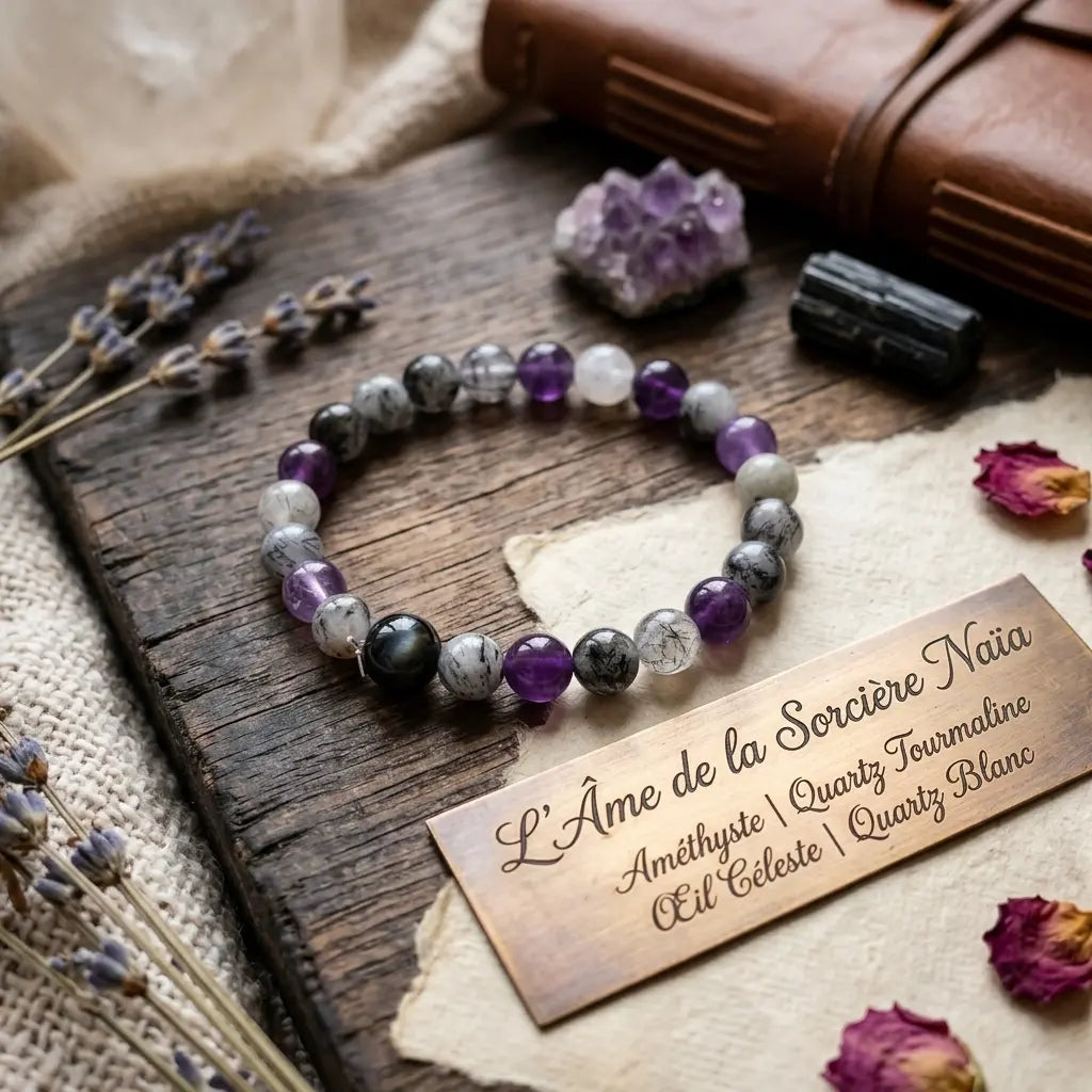 L'Âme de la Sorcière Naïa – Bracelet Création La Boutique du Dragon