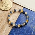 Soleil Bleu – Bracelet Création La Boutique du Dragon