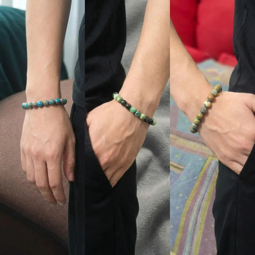 Bracelet en Chrysocolle La Boutique du Dragon