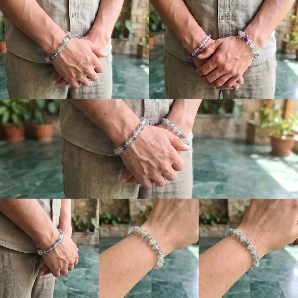 Bracelet en Fluorine La Boutique du Dragon