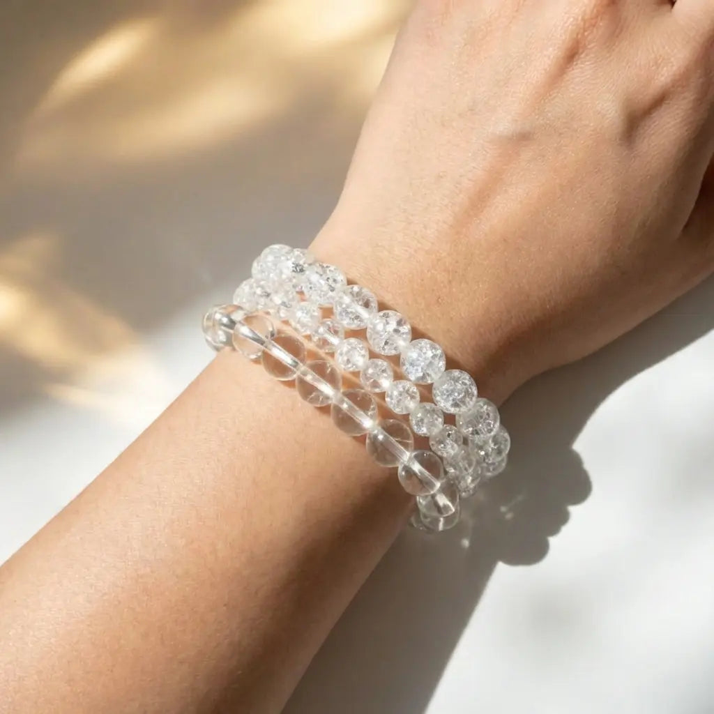 Bracelet en Cristal de roche La Boutique du Dragon