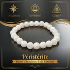 Bracelet en Péristérite Blanche La Boutique du Dragon