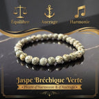 Bracelet en Jaspe Bréchique La Boutique du Dragon