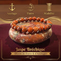 Bracelet en Jaspe Bréchique La Boutique du Dragon