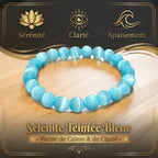 Bracelet en Sélénite naturelle et teintée La Boutique du Dragon