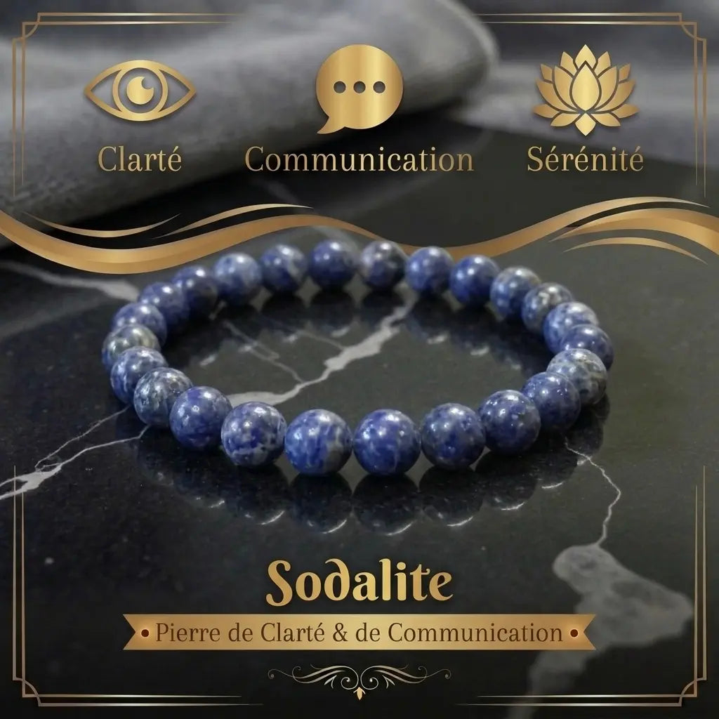 Bracelet en Sodalite La Boutique du Dragon