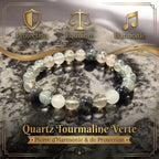 Bracelet en Quartz Tourmaline La Boutique du Dragon