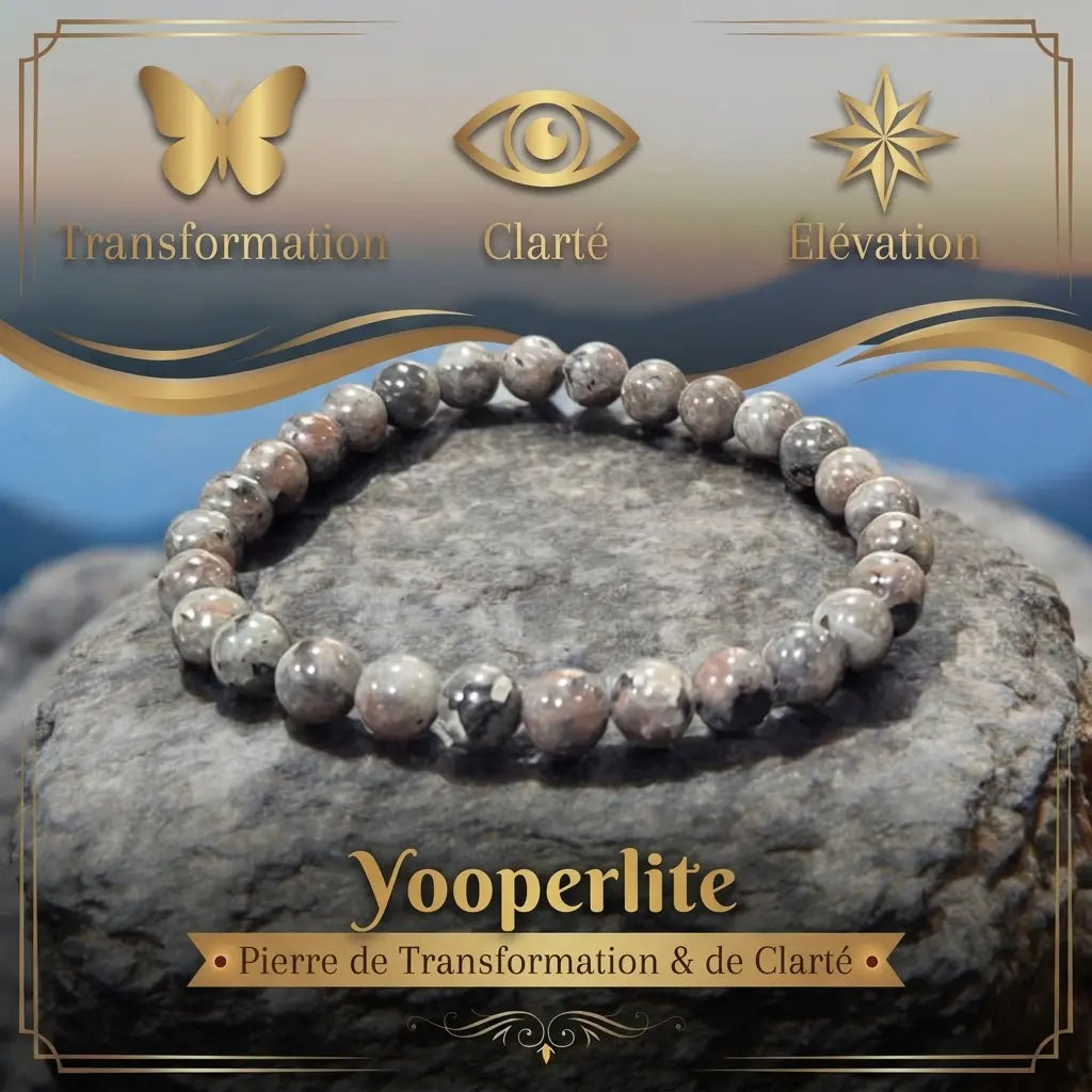 Bracelet en Yooperlite La Boutique du Dragon