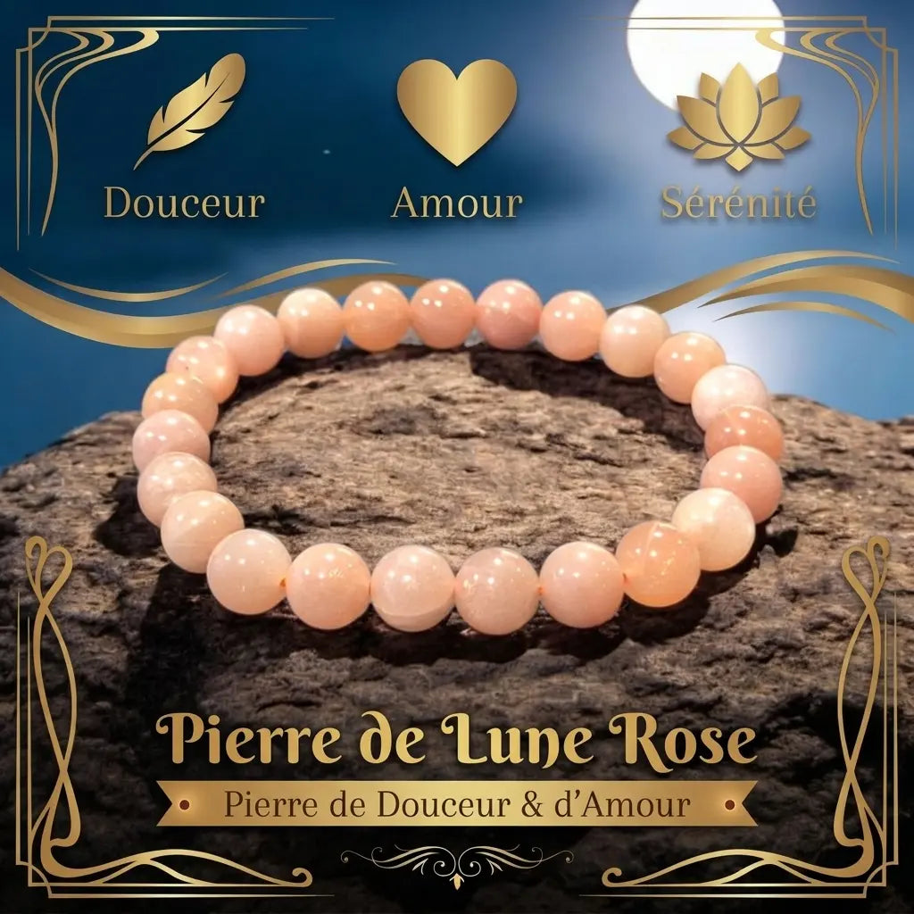 Bracelet en Pierre de Lune La Boutique du Dragon