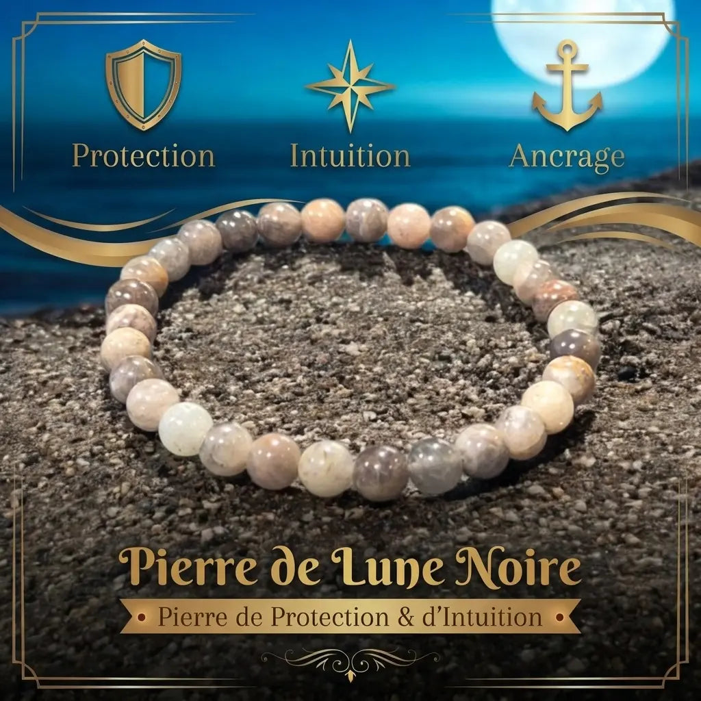 Bracelet en Pierre de Lune La Boutique du Dragon