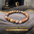 Bracelet en Turquoise La Boutique du Dragon
