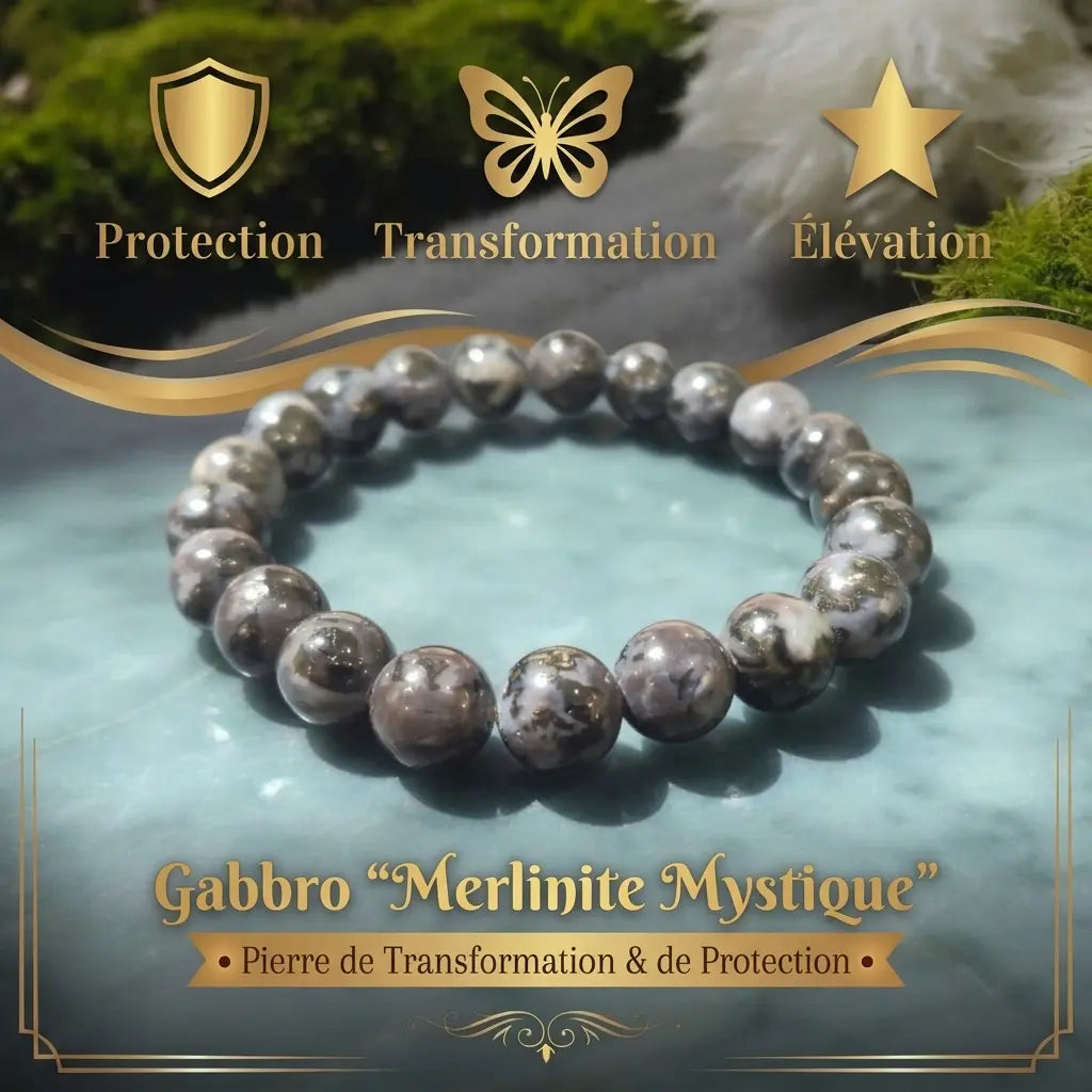 Bracelet en Gabbro La Boutique du Dragon