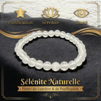 Bracelet en Sélénite naturelle et teintée La Boutique du Dragon
