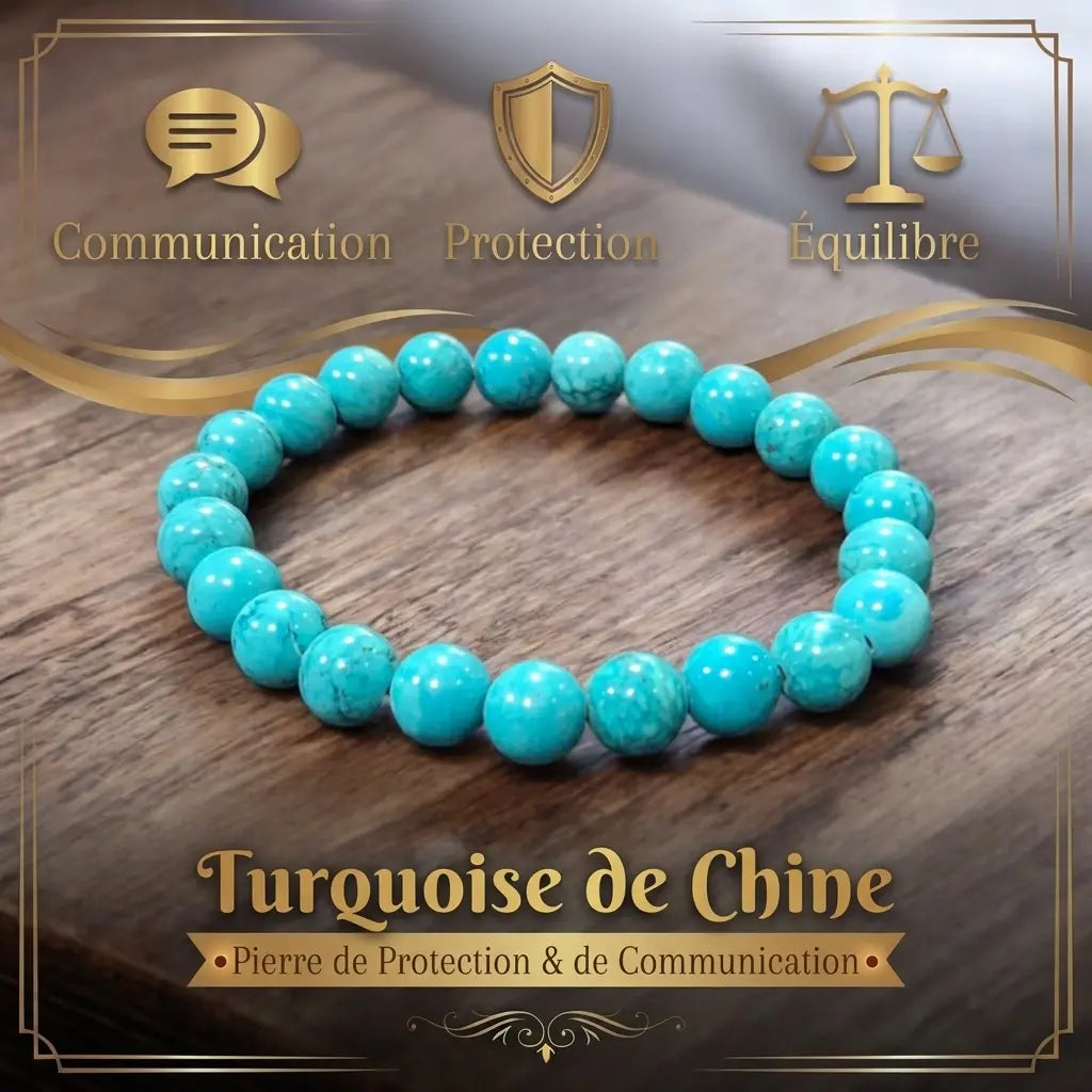 Bracelet en Turquoise La Boutique du Dragon
