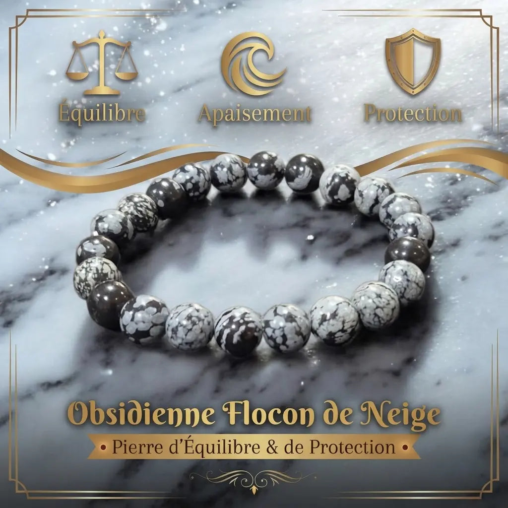 Bracelet en Obsidienne La Boutique du Dragon