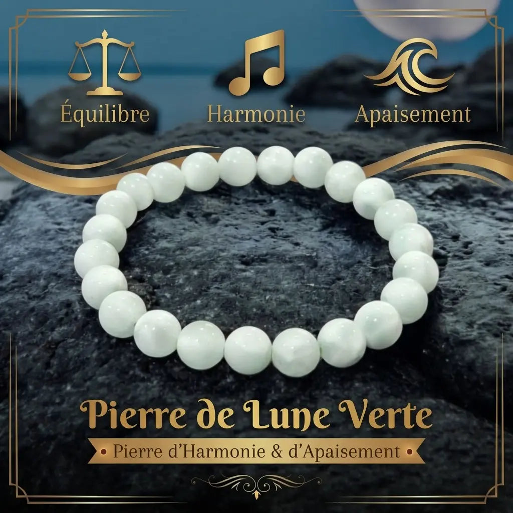 Bracelet en Pierre de Lune La Boutique du Dragon