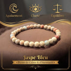 Bracelet en Jaspe Bleu La Boutique du Dragon