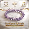 Bracelet Améthyste Rubanée La Boutique du Dragon