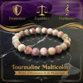 Bracelet en Tourmaline Multicolore La Boutique du Dragon