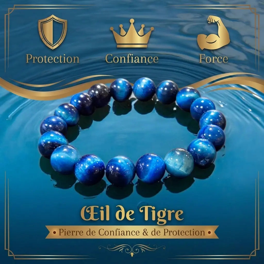 Bracelet en Œil de Tigre La Boutique du Dragon