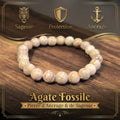 Bracelet Agate Fossile La Boutique du Dragon
