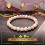 Bracelet en Opale Rose La Boutique du Dragon