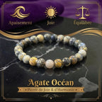 Bracelet Agate Océan La Boutique du Dragon