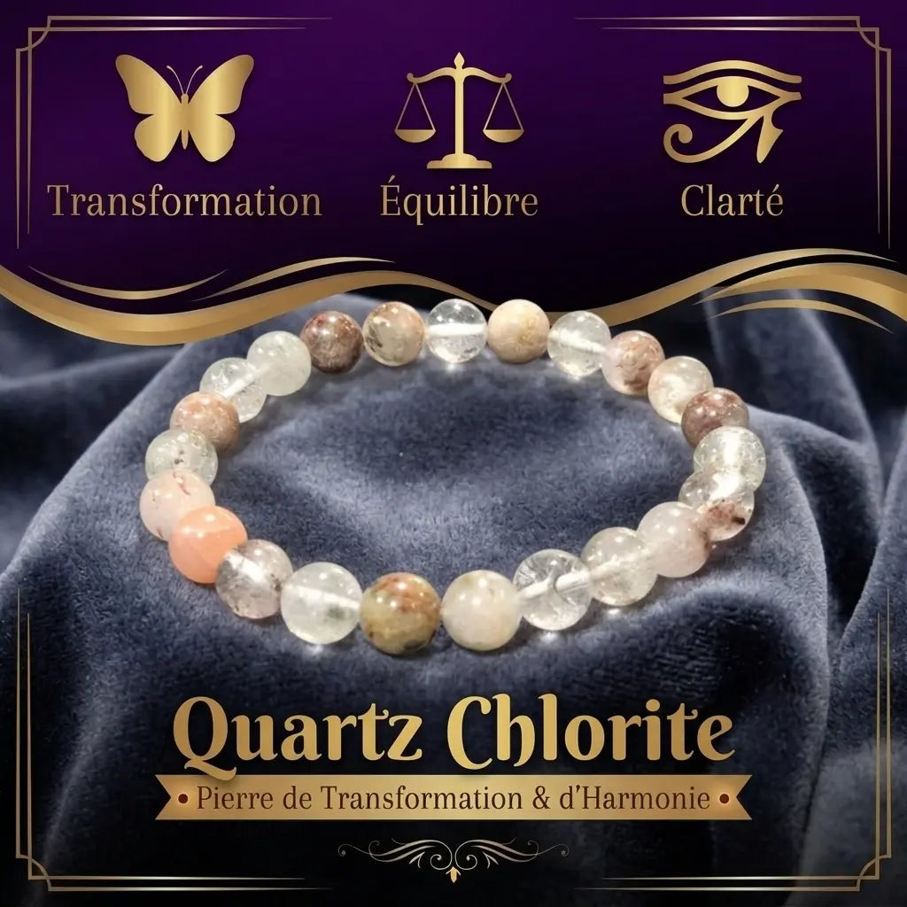 Bracelet en Quartz Chlorite La Boutique du Dragon