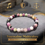 Bracelet en Tourmaline Multicolore La Boutique du Dragon