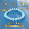 Bracelet en Quartz Bleu La Boutique du Dragon