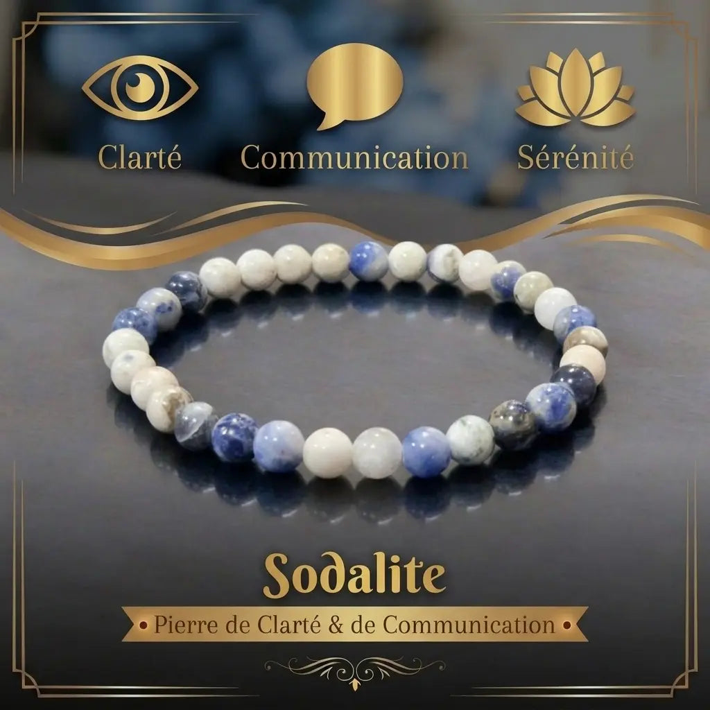 Bracelet en Sodalite La Boutique du Dragon
