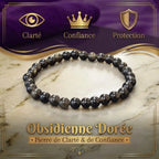 Bracelet en Obsidienne La Boutique du Dragon