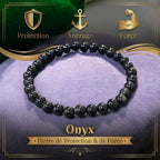 Bracelet en Onyx La Boutique du Dragon