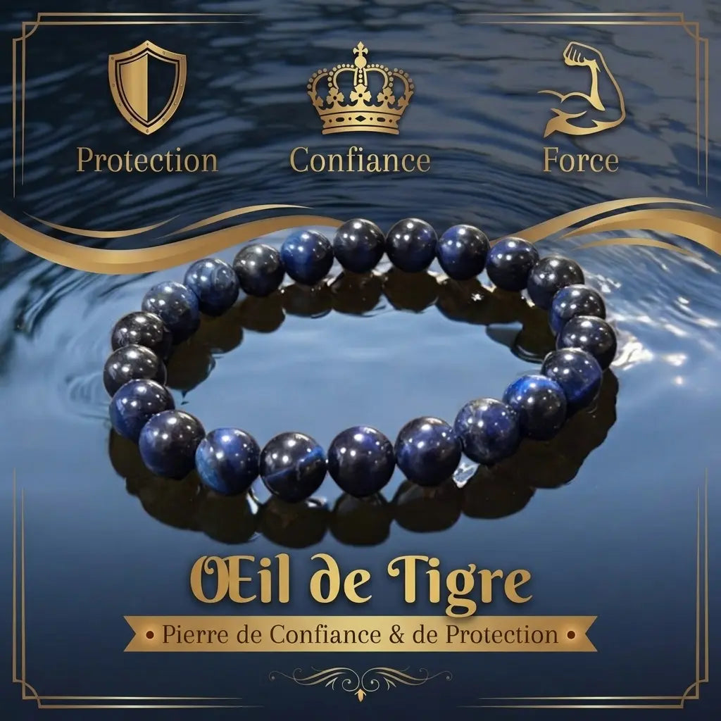 Bracelet en Œil de Tigre La Boutique du Dragon