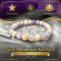 Bracelet en Opale Morado & Améthyste La Boutique du Dragon